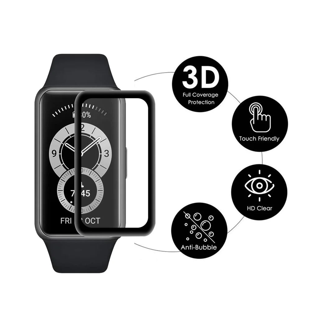 ENKAY HAT PRINCE for Huawei Band 6/Honor Band 6 3D Curved Soft PC Edge + PMMA Screen Protector Films - 2