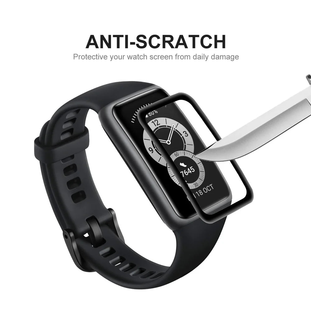 ENKAY HAT PRINCE for Huawei Band 6/Honor Band 6 3D Curved Soft PC Edge + PMMA Screen Protector Films - 6