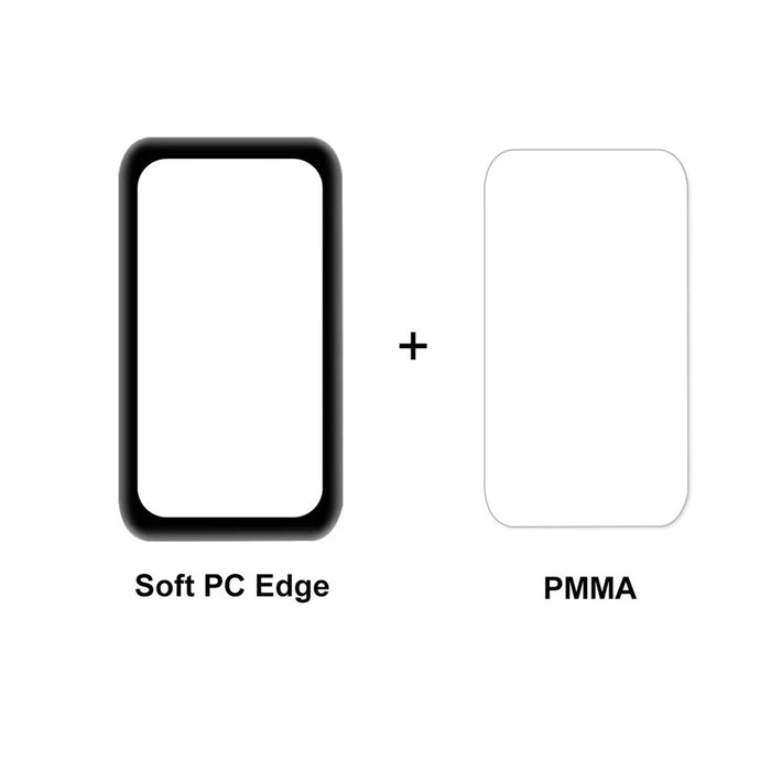 ENKAY HAT PRINCE for Huawei Band 6/Honor Band 6 2Pcs 3D Curved Soft PC Edge + Full Coverage PMMA Screen Protector Films - 3