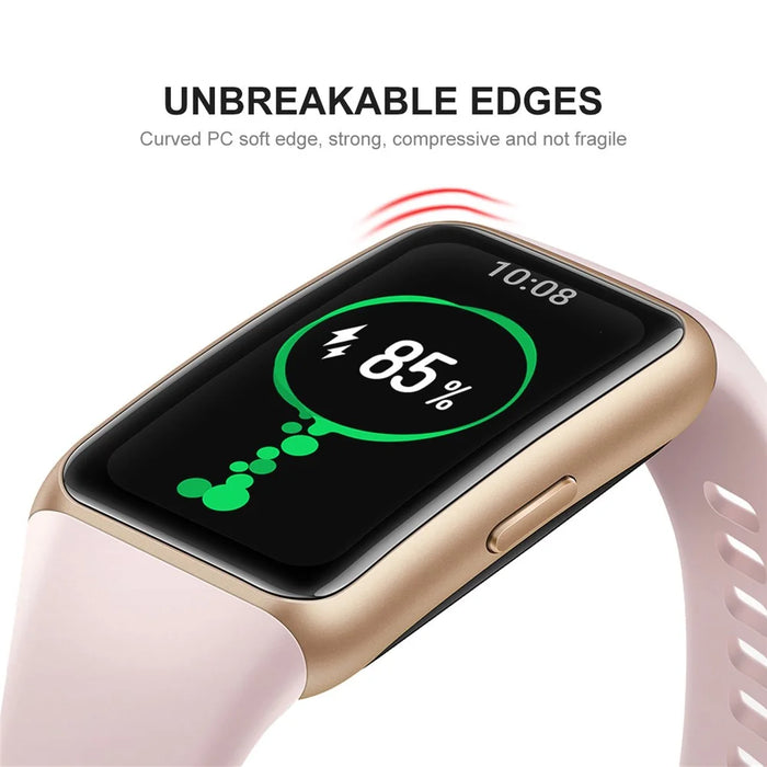 ENKAY HAT PRINCE for Huawei Band 6/Honor Band 6 2Pcs 3D Curved Soft PC Edge + Full Coverage PMMA Screen Protector Films - 5