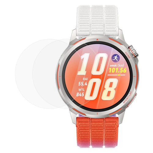 2Pcs For Huawei Watch GT Runner 2 Screen Protector Tempered Glass 2.5D HD Watch Screen Film - Transparent - 1