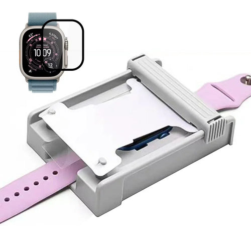 Screen Protector for Apple Watch Ultra 3 / Ultra 2 / Ultra 49mm Soft PET Full Cover Watch Film with Dust-Free Installation Kit - Transparent - 1