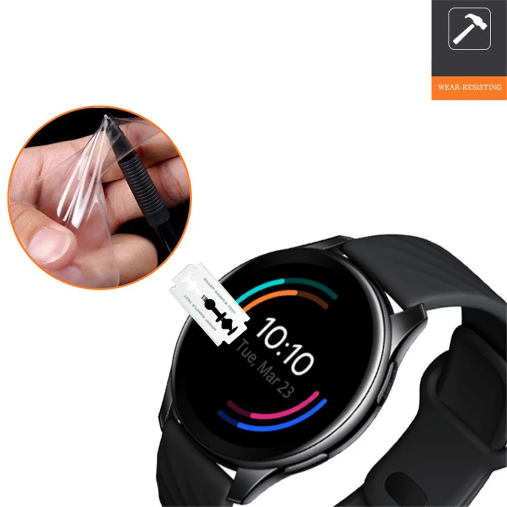TPU Anti-explosion Scratch Resistant Smart Watch Screen Protector Film for OnePlus Watch D42mm - 6