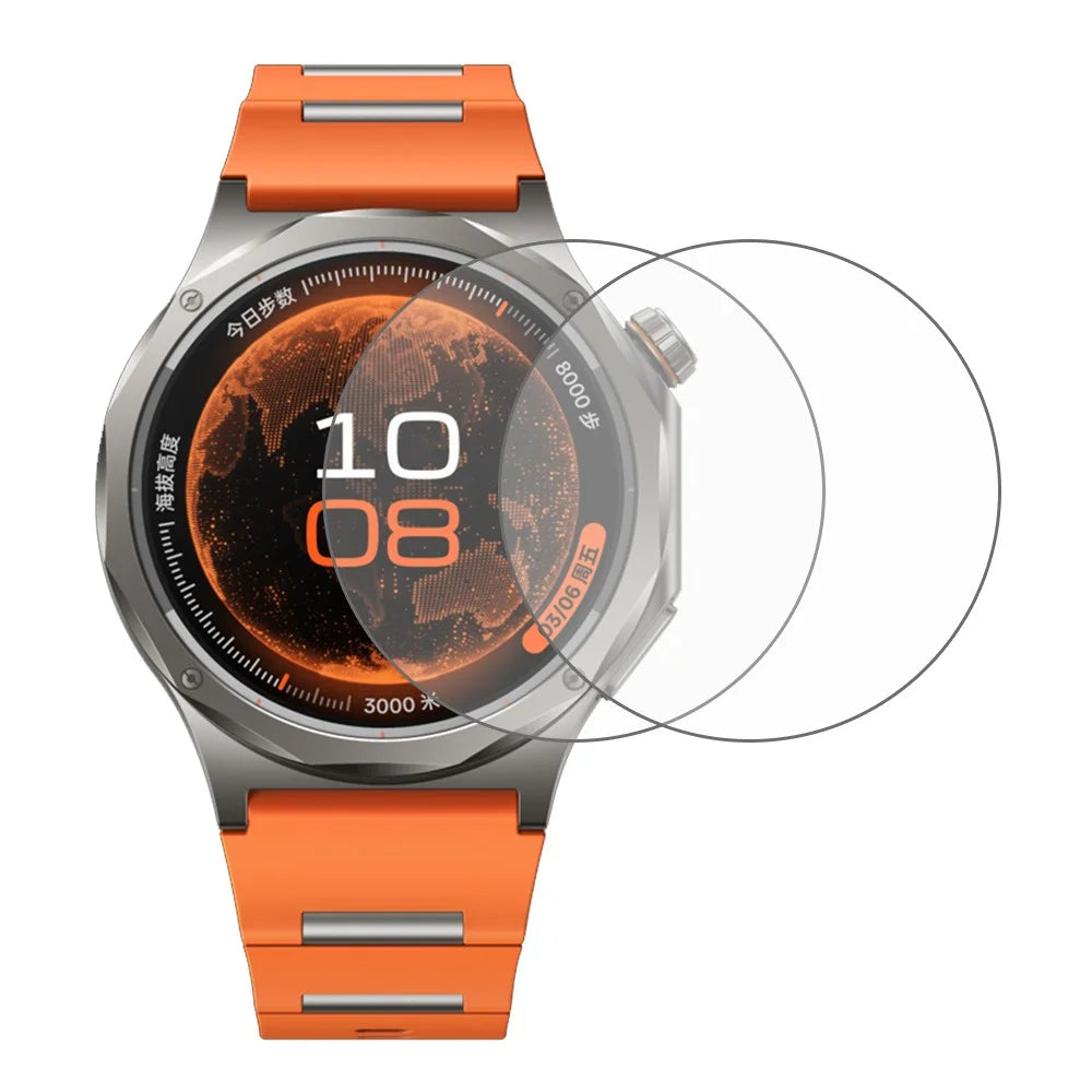 2Pcs For Oppo Watch X3 Screen Protector Tempered Glass 2.5D HD Watch Screen Film - Transparent - 1