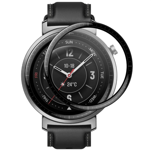 RURIHAI For Honor Watch GS 5 PMMA Screen Protector 3D Full Glue Watch Screen Film - Black - 1