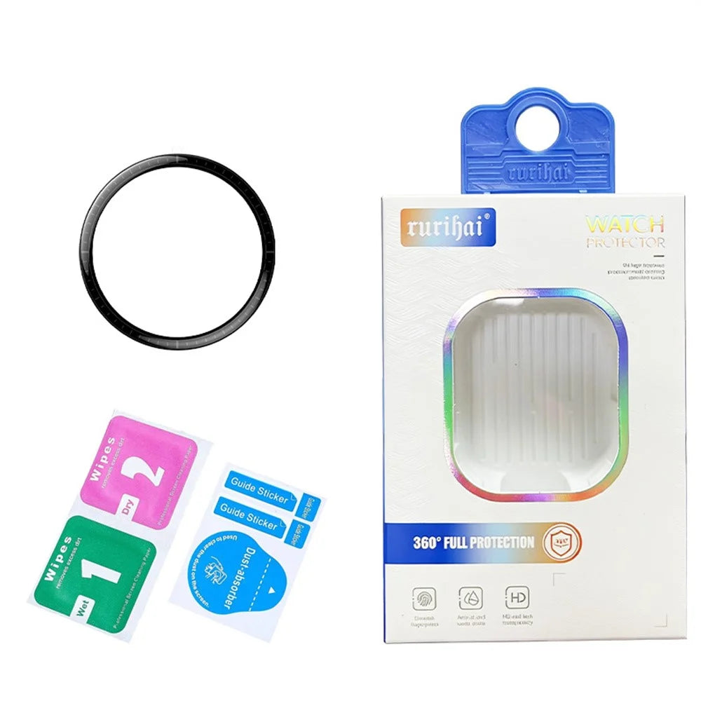 RURIHAI For Honor Watch GS 5 PMMA Screen Protector 3D Full Glue Watch Screen Film - Black - 5