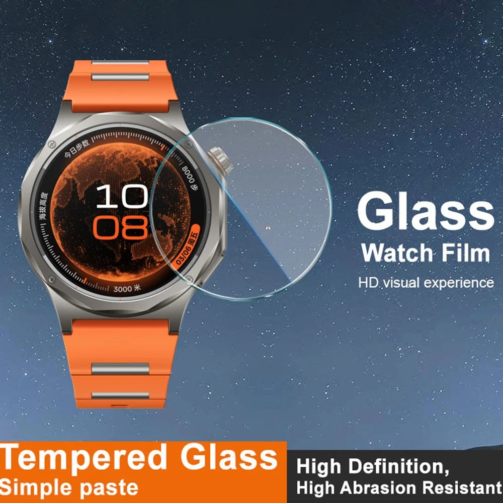 IMAK for Oppo Watch X3 Screen Protector Clear Tempered Glass Watch Film - Transparent - 3