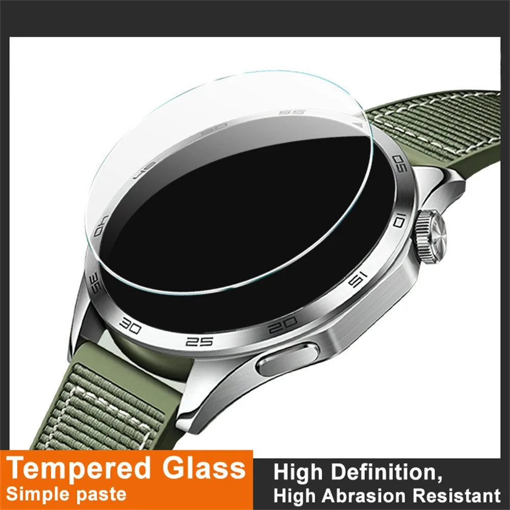 IMAK for Oppo Watch X3 Screen Protector Clear Tempered Glass Watch Film - Transparent - 4
