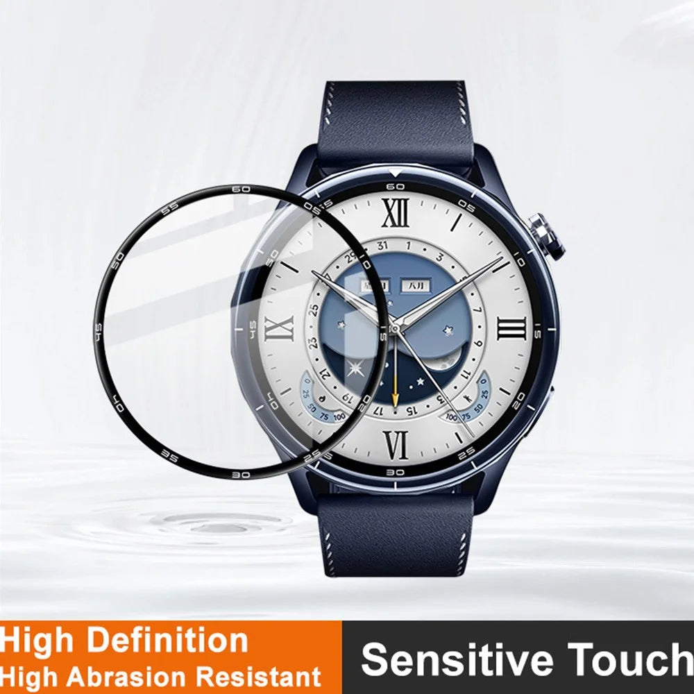 IMAK For Xiaomi Watch S5 Screen Protector Anti Scratch PMMA Watch Film - Transparent - 3