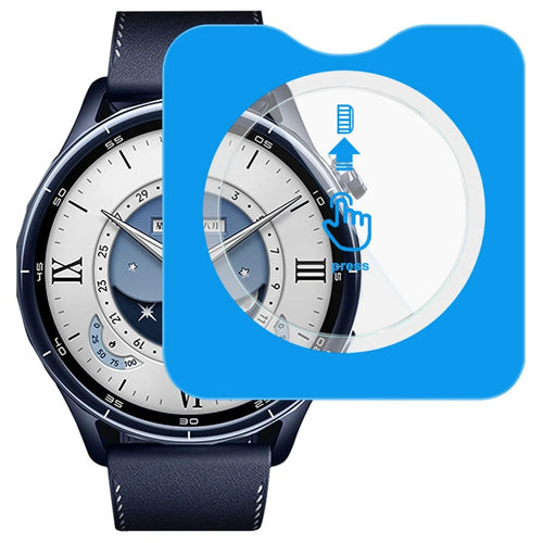 IMAK For Xiaomi Watch S5 Tempered Glass Screen Protector with Installation Tool - Transparent - 1