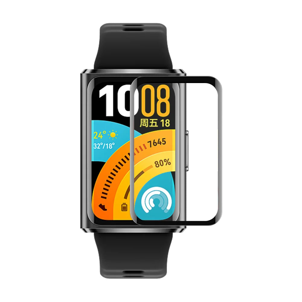 ENKAY HAT PRINCE For Huawei Band 11 Pro Screen Protector 3D Curved PC + PMMA Ultra Clear Film - Transparent - 1