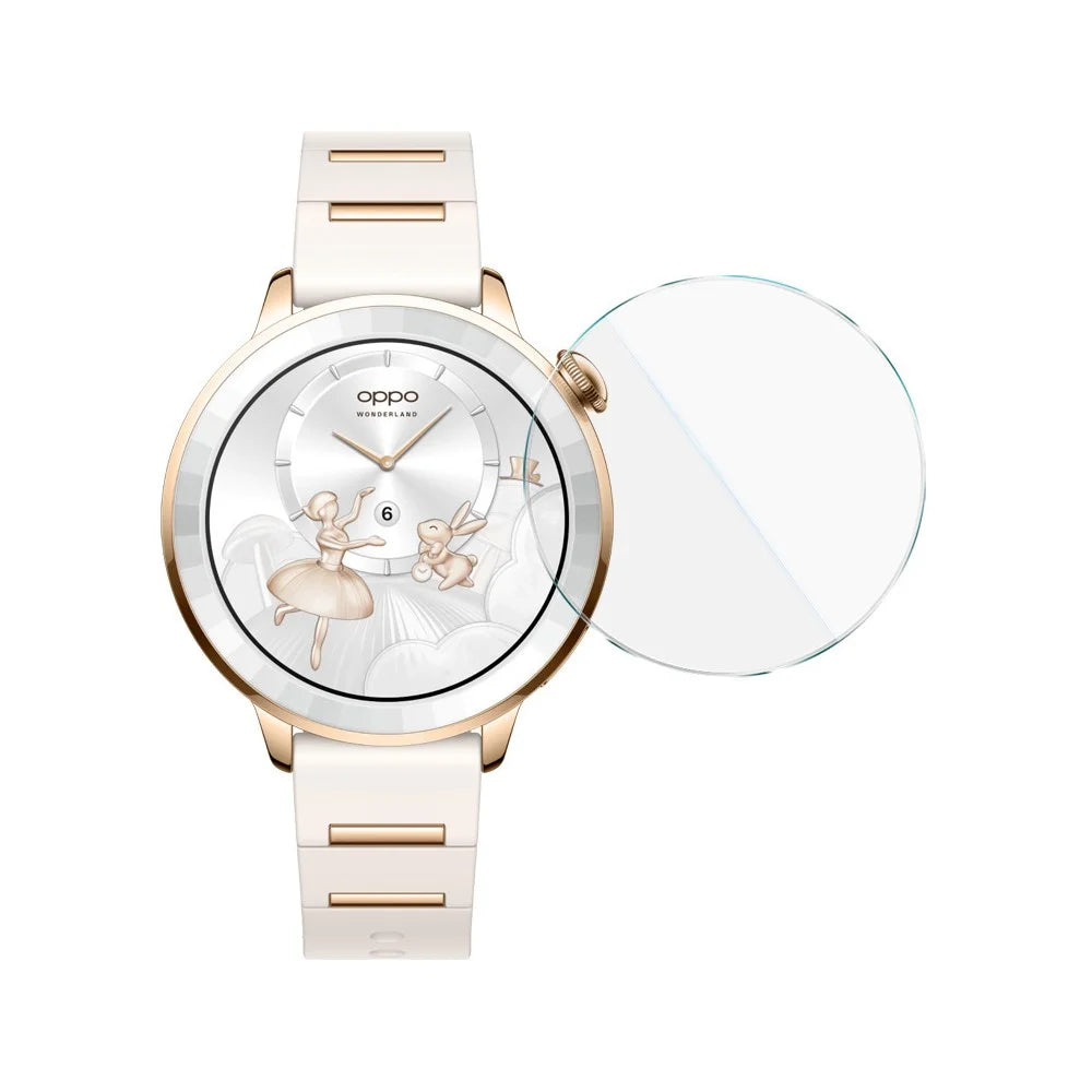 IMAK for Oppo Watch X3 Mini Glossy Gold Edition Screen Protector Clear Tempered Glass Watch Film - Transparent - 1