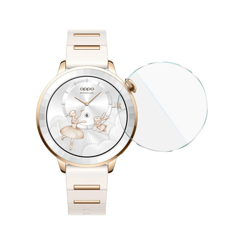 IMAK for Oppo Watch X3 Mini Glossy Gold Edition Screen Protector Clear Tempered Glass Watch Film - Transparent - 1