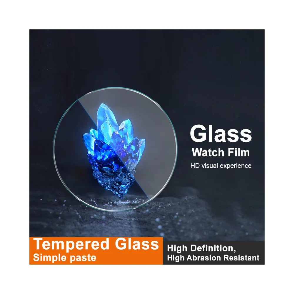 IMAK for Oppo Watch X3 Mini Glossy Gold Edition Screen Protector Clear Tempered Glass Watch Film - Transparent - 2