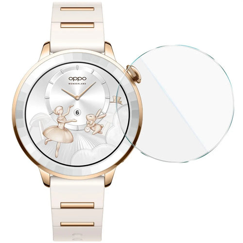 IMAK For Oppo Watch X3 Mini Glossy Gold Edition Tempered Glass Screen Protector with Installation Tool - Transparent - 1