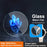 IMAK For Oppo Watch X3 Mini Glossy Gold Edition Tempered Glass Screen Protector with Installation Tool - Transparent - 3