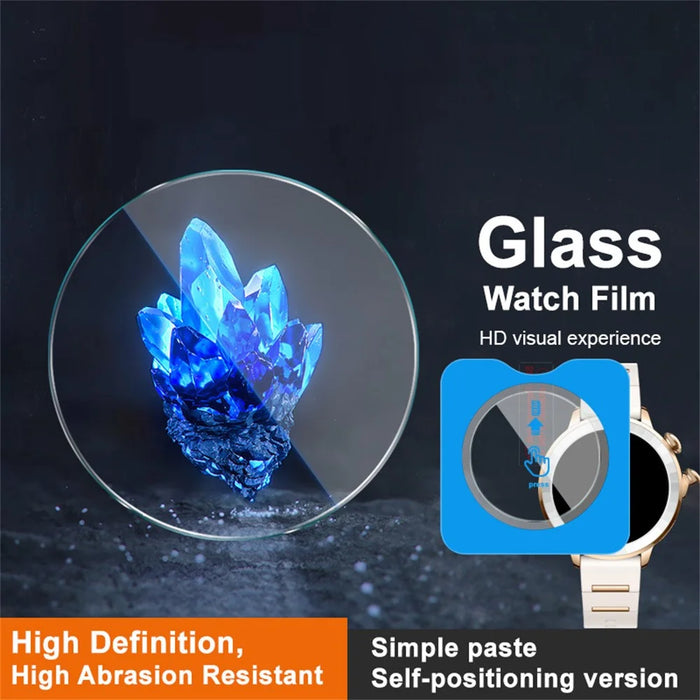 IMAK For Oppo Watch X3 Mini Glossy Gold Edition Tempered Glass Screen Protector with Installation Tool - Transparent - 3