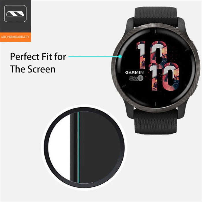 Soft TPU Anti-scratch Explosion-proof Smart Watch Screen Protector Film Guard for Garmin Venu 2 D40mm - 2
