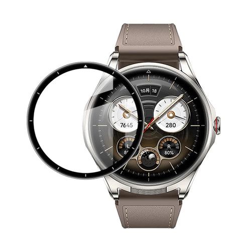 IMAK for Huawei Watch Buds 2 (Amber Brown  /  Titanium Silver Edition) Screen Protector Anti Scratch PMMA Watch Film - Transparent - 1