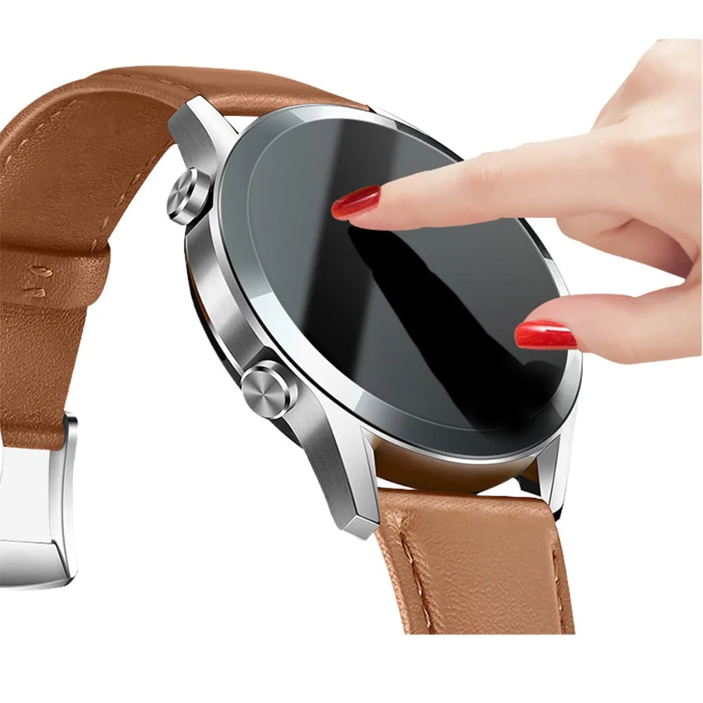 IMAK for Huawei Watch Buds 2 (Amber Brown  /  Titanium Silver Edition) Screen Protector Anti Scratch PMMA Watch Film - Transparent - 6