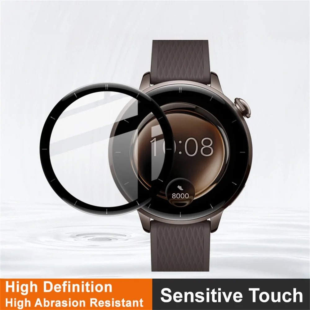 IMAK For Oppo Watch X3 Mini (Mocha Brown  /  Starlight Silver Edition) Screen Protector Anti Scratch PMMA Watch Film - Transparent - 3