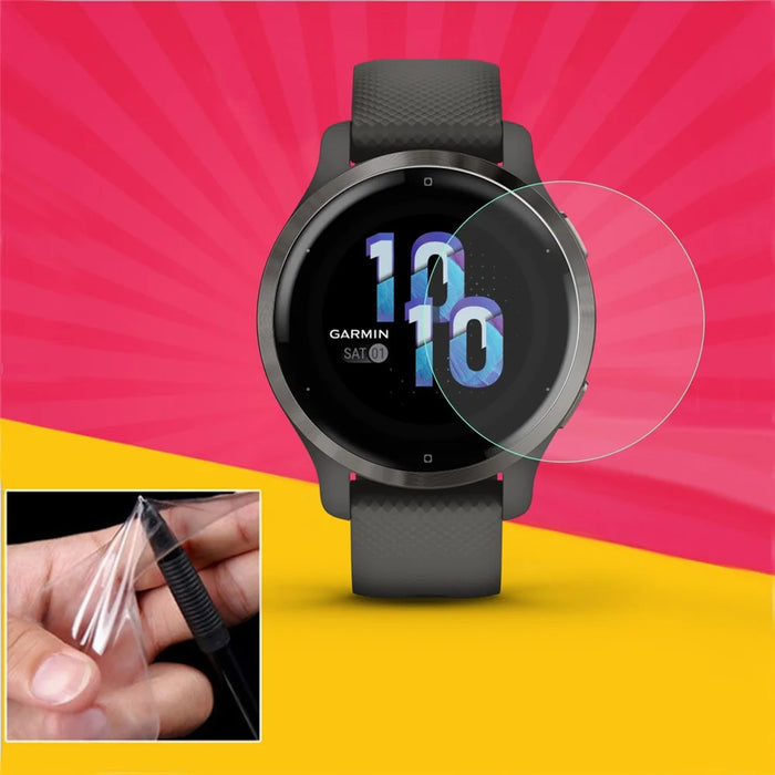 Smart Watch TPU Anti-scratch Screen Protector Film Guard Shield for Garmin Venu 2S D34mm - 2