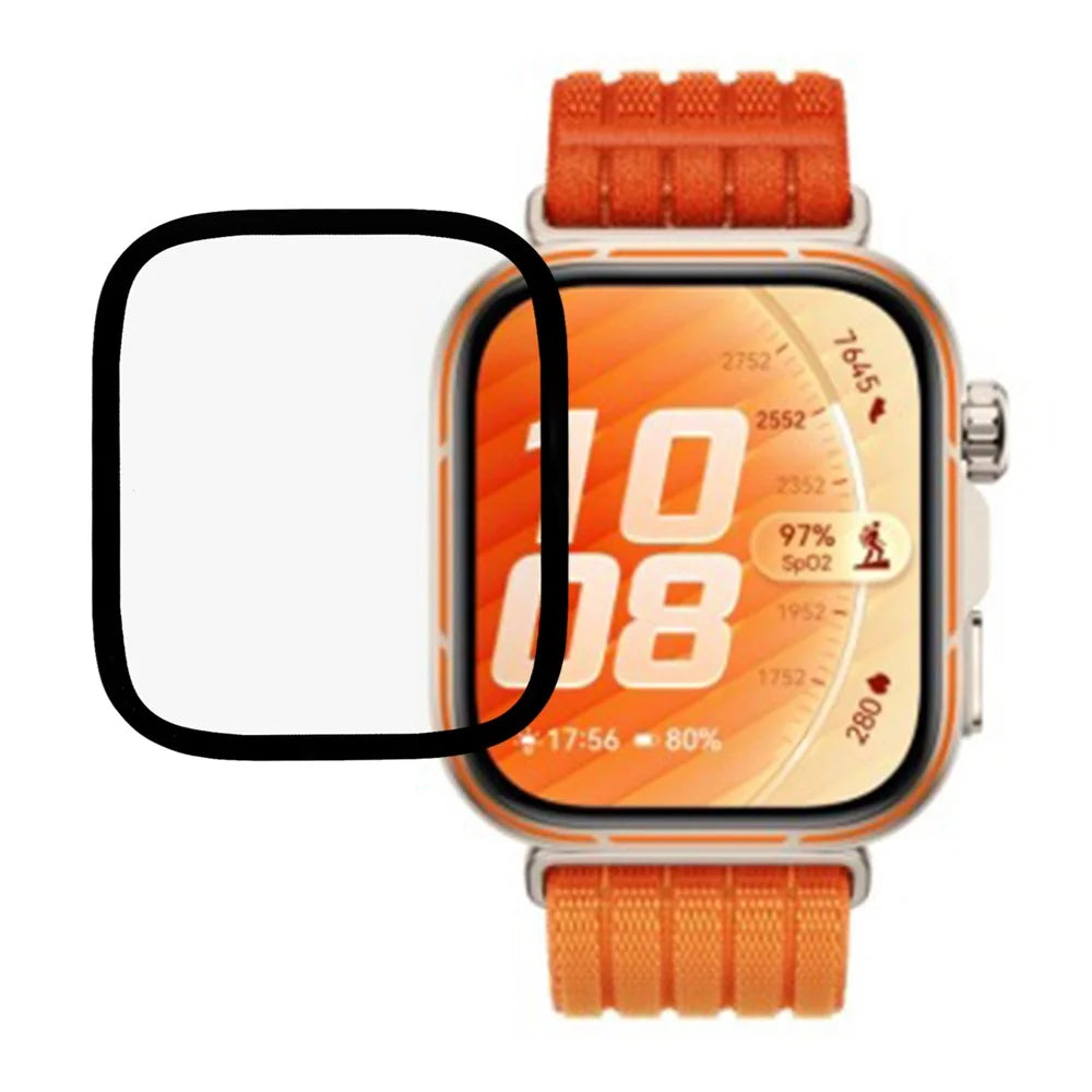 For Huawei Watch Fit 5 Pro Full Screen Protector Black Edge Soft PMMA Smartwatch Screen Film - 1