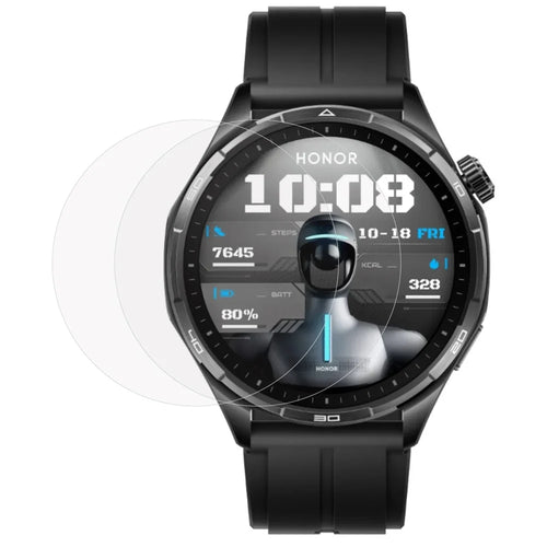 2Pcs For Honor Watch 6 / Watch 6 Plus Screen Protector Tempered Glass 2.5D HD Watch Screen Film - Transparent - 1