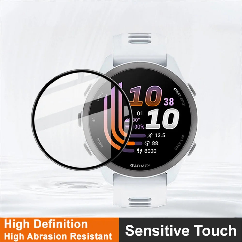 IMAK for Garmin Forerunner 170 Screen Protector Anti Scratch PMMA Watch Film - Transparent - 3