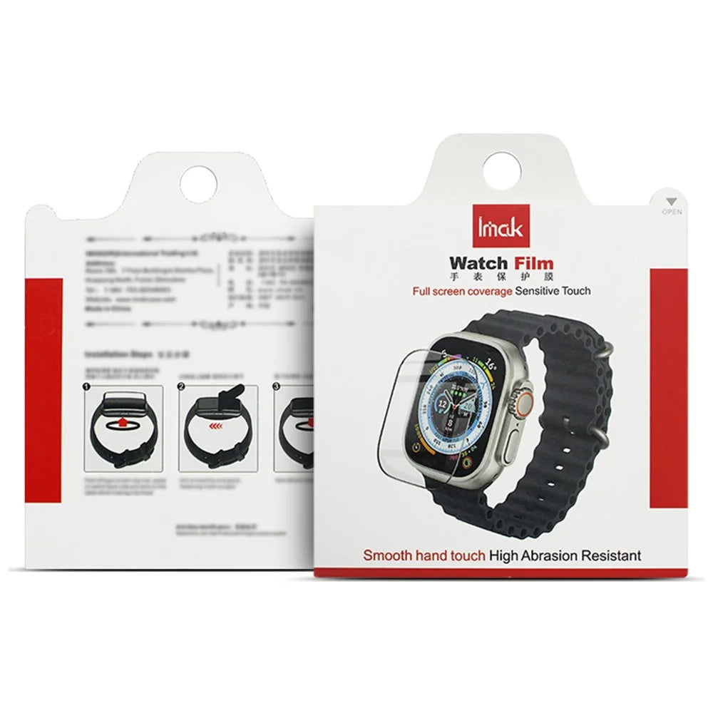 IMAK for Garmin Forerunner 170 Screen Protector Clear Tempered Glass Watch Film - Transparent - 6