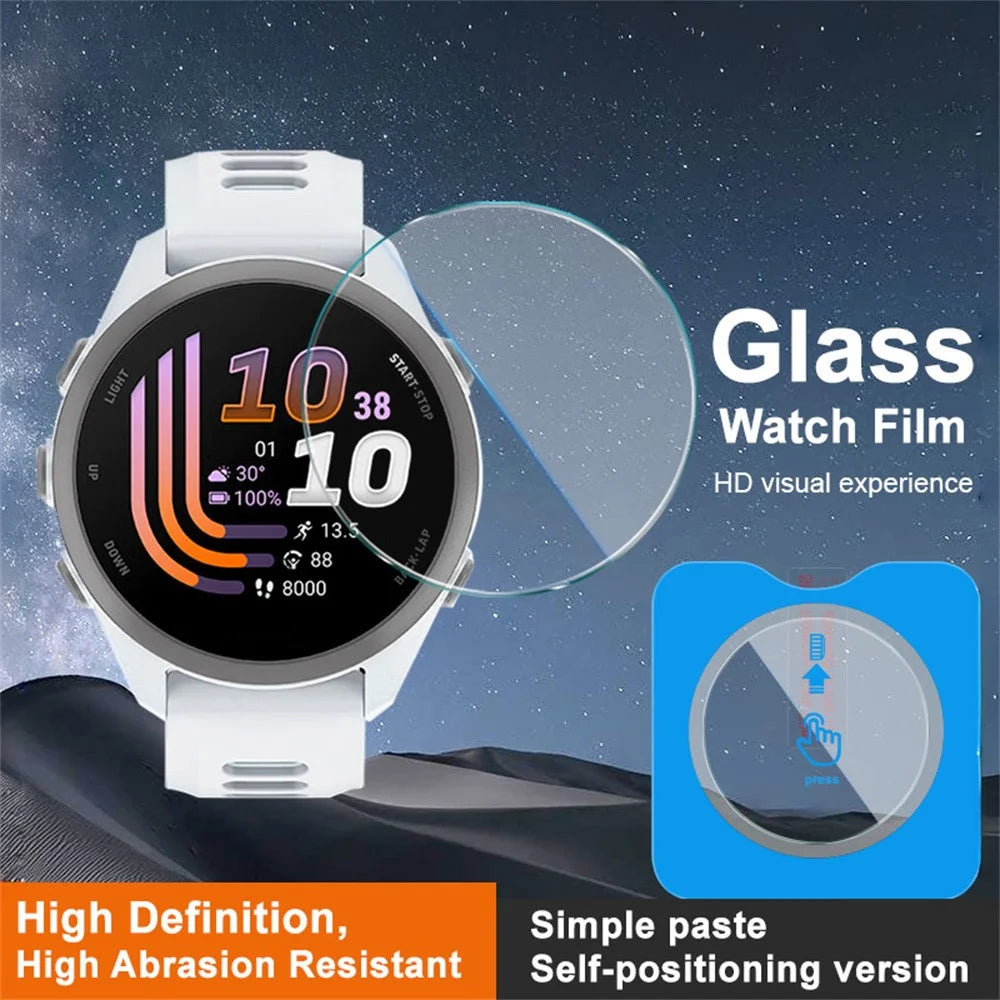 IMAK For Garmin Forerunner 170 Tempered Glass Screen Protector with Installation Tool - Transparent - 3