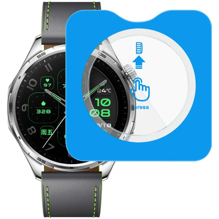 IMAK For Honor Watch 6 Plus Tempered Glass Screen Protector with Installation Tool - Transparent - 1