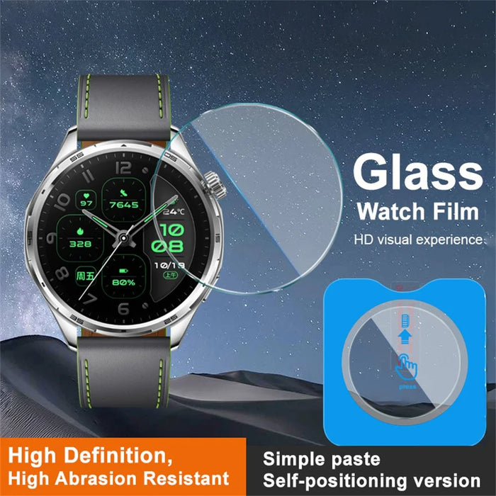 IMAK For Honor Watch 6 Plus Tempered Glass Screen Protector with Installation Tool - Transparent - 4