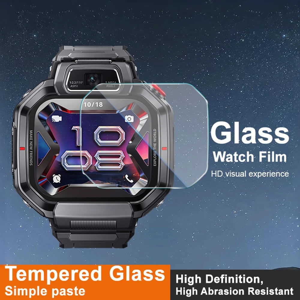 IMAK For Huawei Watch Kids X1 / Watch Kids X1 Pro Screen Protector Clear Tempered Glass Watch Film - Transparent - 3