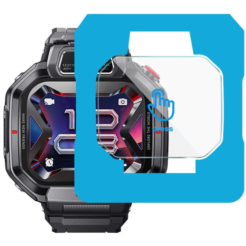 IMAK For Huawei Watch Kids X1 / Watch Kids X1 Pro Tempered Glass Screen Protector with Installation Tool - Transparent - 1