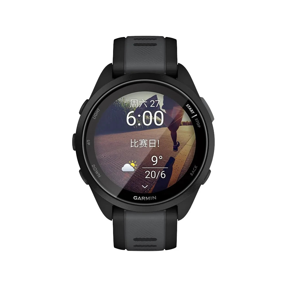 RURIHAI For Garmin Forerunner 170 / Forerunner 165 PMMA Screen Protector 3D Full Glue Watch Screen Film - Black - 4