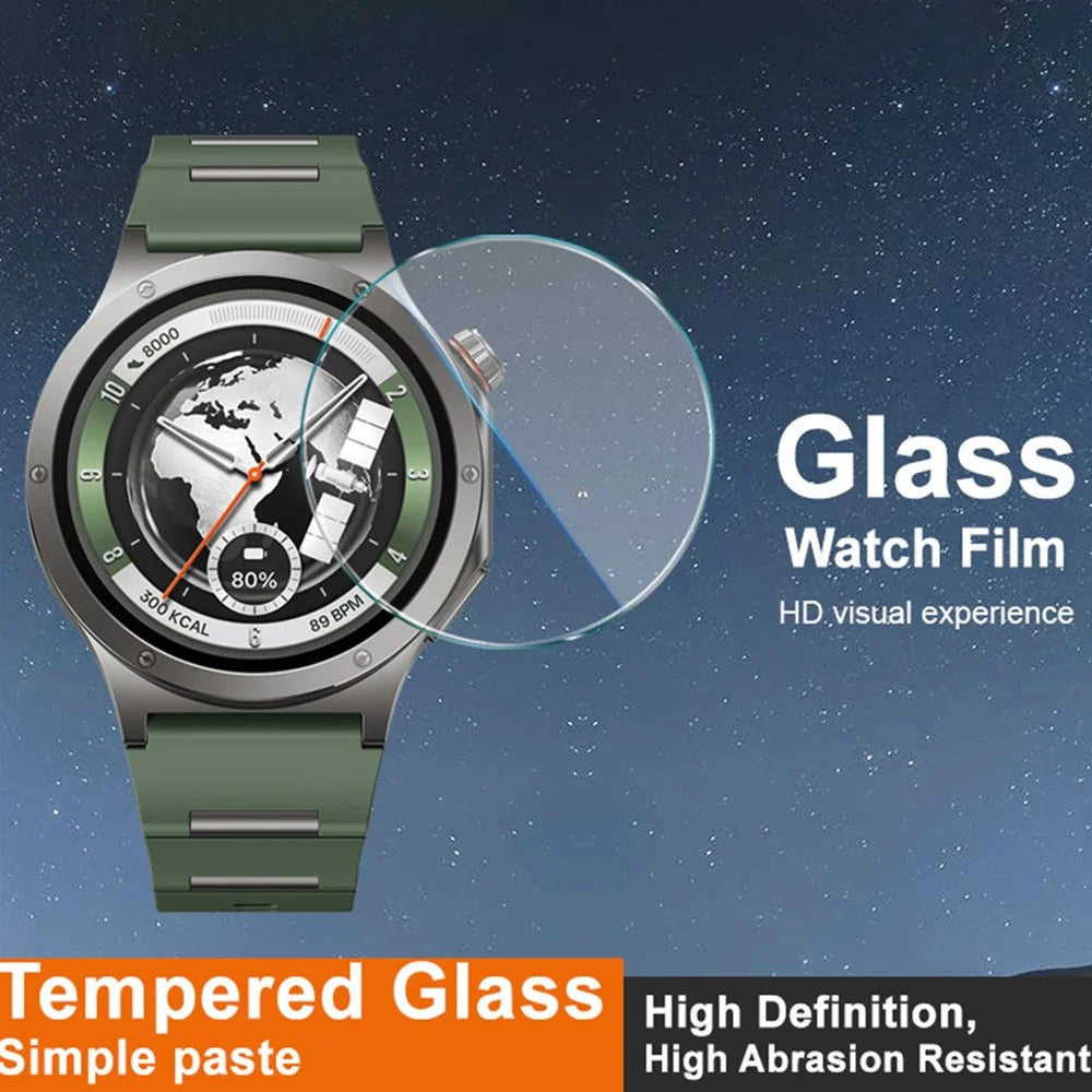 IMAK For OnePlus Watch 4 43mm Screen Protector Clear Tempered Glass Watch Film - Transparent - 3