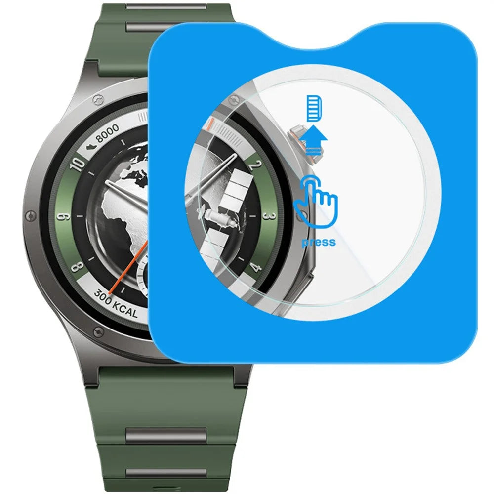 IMAK For OnePlus Watch 4 43mm Tempered Glass Screen Protector with Installation Tool - Transparent - 1
