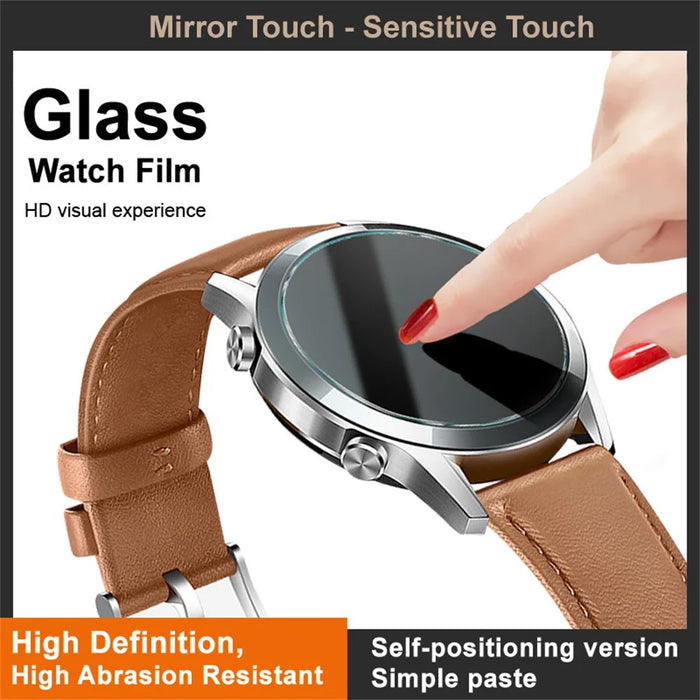 IMAK For OnePlus Watch 4 43mm Tempered Glass Screen Protector with Installation Tool - Transparent - 5