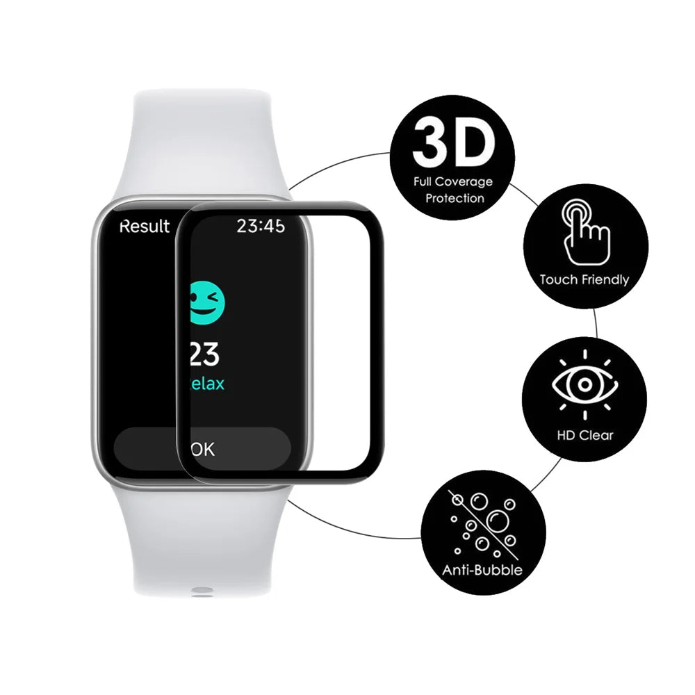 HAT PRINCE for Xiaomi Smart Band 10 Pro Screen Protector ENKAY  3D Curved PC + PMMA Ultra Clear Film - Transparent - 2
