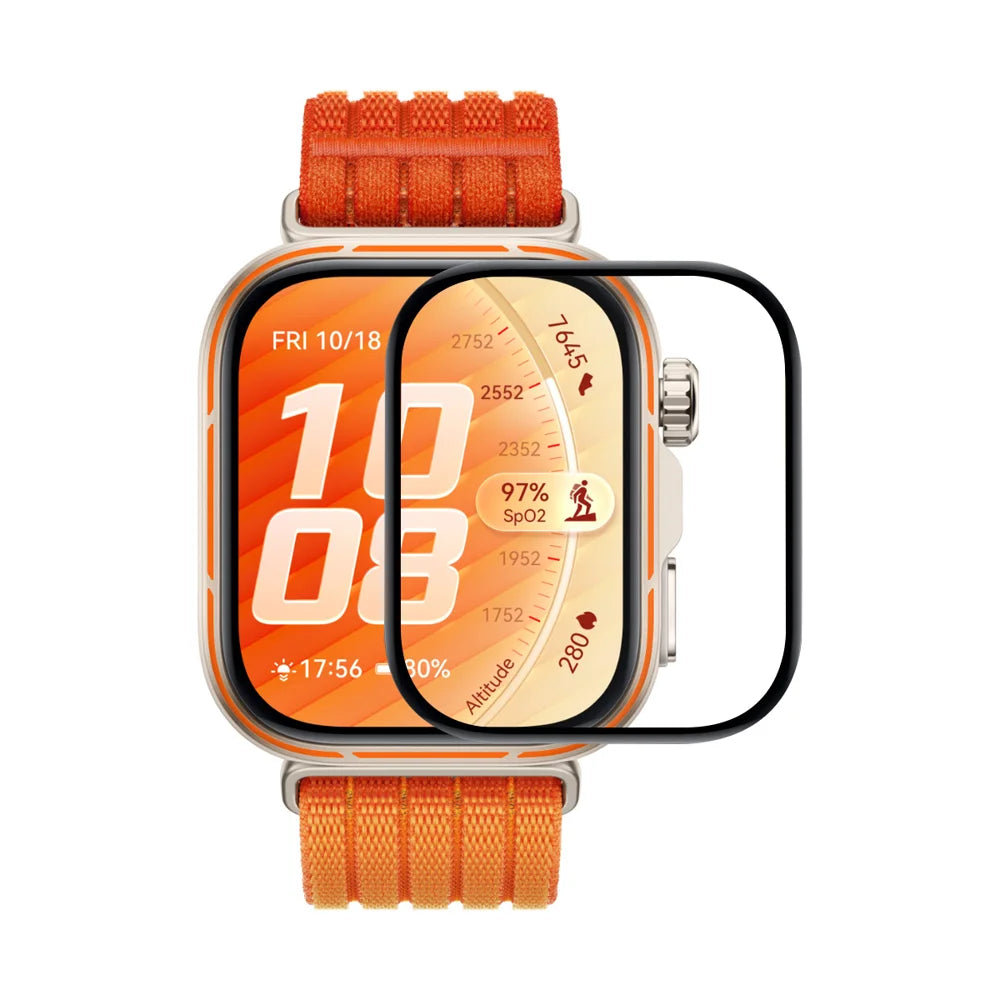 HAT PRINCE for Huawei Watch Fit 5 Pro Screen Protector ENKAY  3D Curved PC + PMMA Ultra Clear Film - Transparent - 1