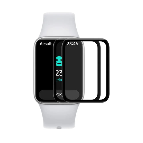 HAT PRINCE for Xiaomi Smart Band 10 Pro 2Pcs Screen Protector ENKAY  3D Curved PC + PMMA Ultra Clear Film - Black - 1