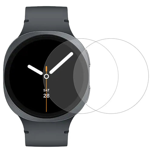 2Pcs For Samsung Galaxy Watch9 40mm Screen Protector Tempered Glass 2.5D HD Watch Screen Film - Transparent - 1