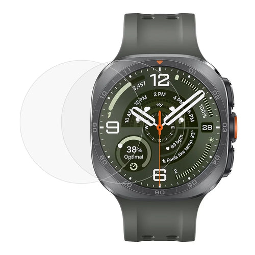 2Pcs For Samsung Galaxy Watch Ultra2 47mm Screen Protector Tempered Glass 2.5D HD Watch Screen Film - Transparent - 1
