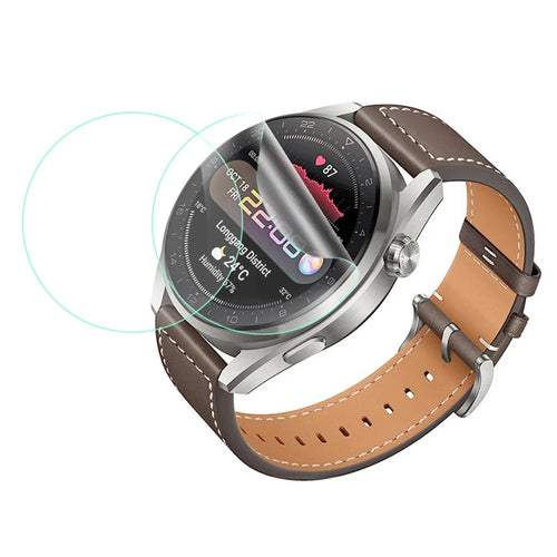 2PCS Wear-Resistant Soft Hydrogel Film TPU Full Screen Protector Film for Huawei Watch 3 Pro - 1