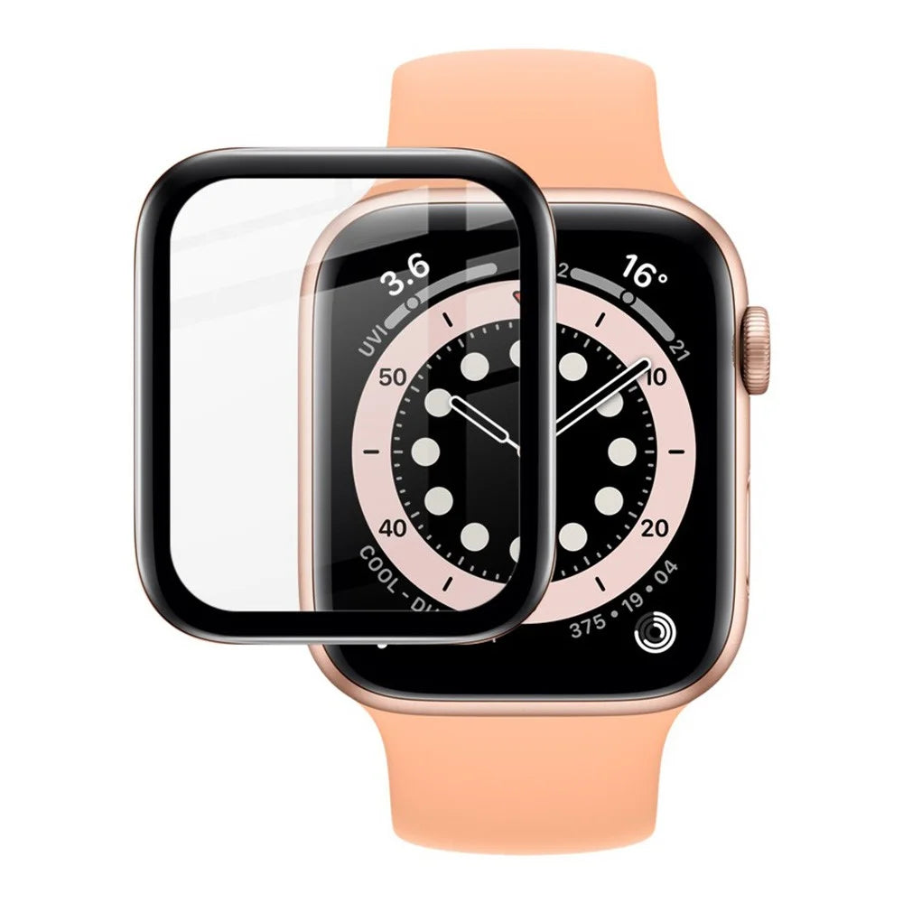IMAK Black-Edge Organic Glass Watch Screen Protector Scratch-Resistant Film for Apple Watch SE (2023) / SE (2022) / SE / 6 / 5 / 4 44mm - 6