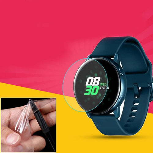 For Samsung Galaxy Watch4 44mm HD Clear Bubble Free Anti-scratch TPU Screen Protector Slim Guard - 1