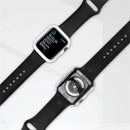 Electroplating PC Smart Watch Case Shell with Tempered Glass Film for Apple Watch Series 1/2/3 42mm - White/Silver - 5