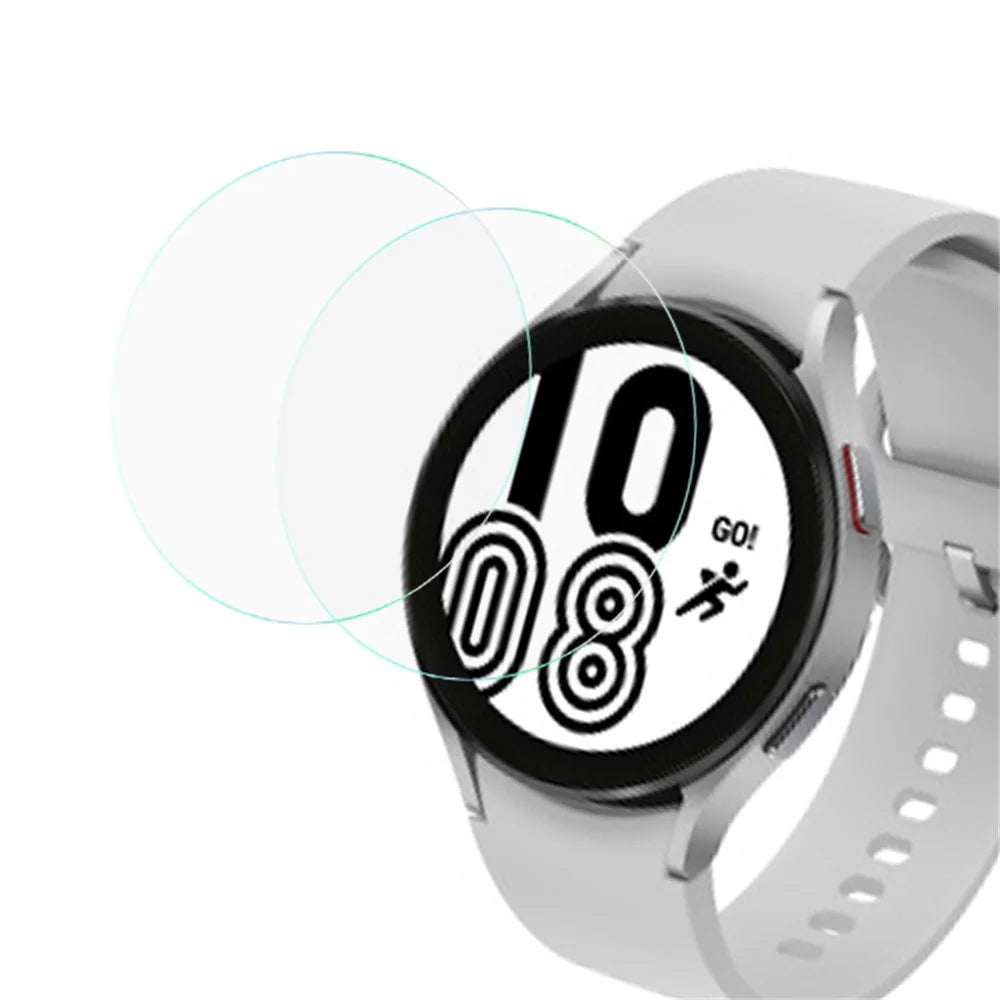 2Pcs / Set High Difinition Transparent Tempered Glass Screen Protector Film for Samsung Galaxy Watch4 40mm - 1