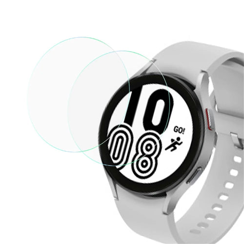 2Pcs / Set High Difinition Transparent Tempered Glass Screen Protector Film for Samsung Galaxy Watch4 40mm - 1